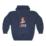 SHIB TO THE MOON - Unisex Hooded Sweatshirt