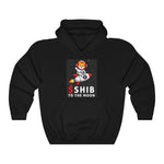 SHIB TO THE MOON - Unisex Hooded Sweatshirt