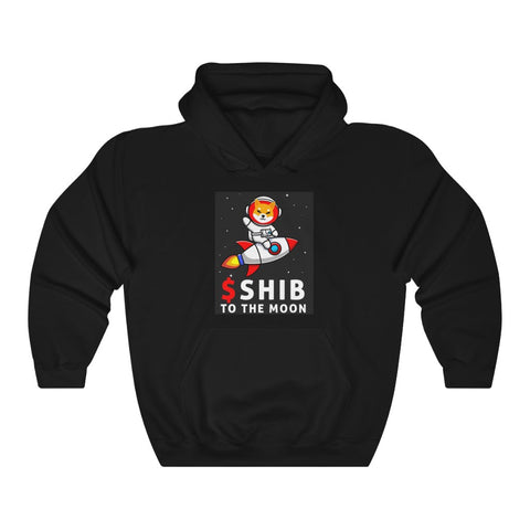 SHIB TO THE MOON - Unisex Hooded Sweatshirt